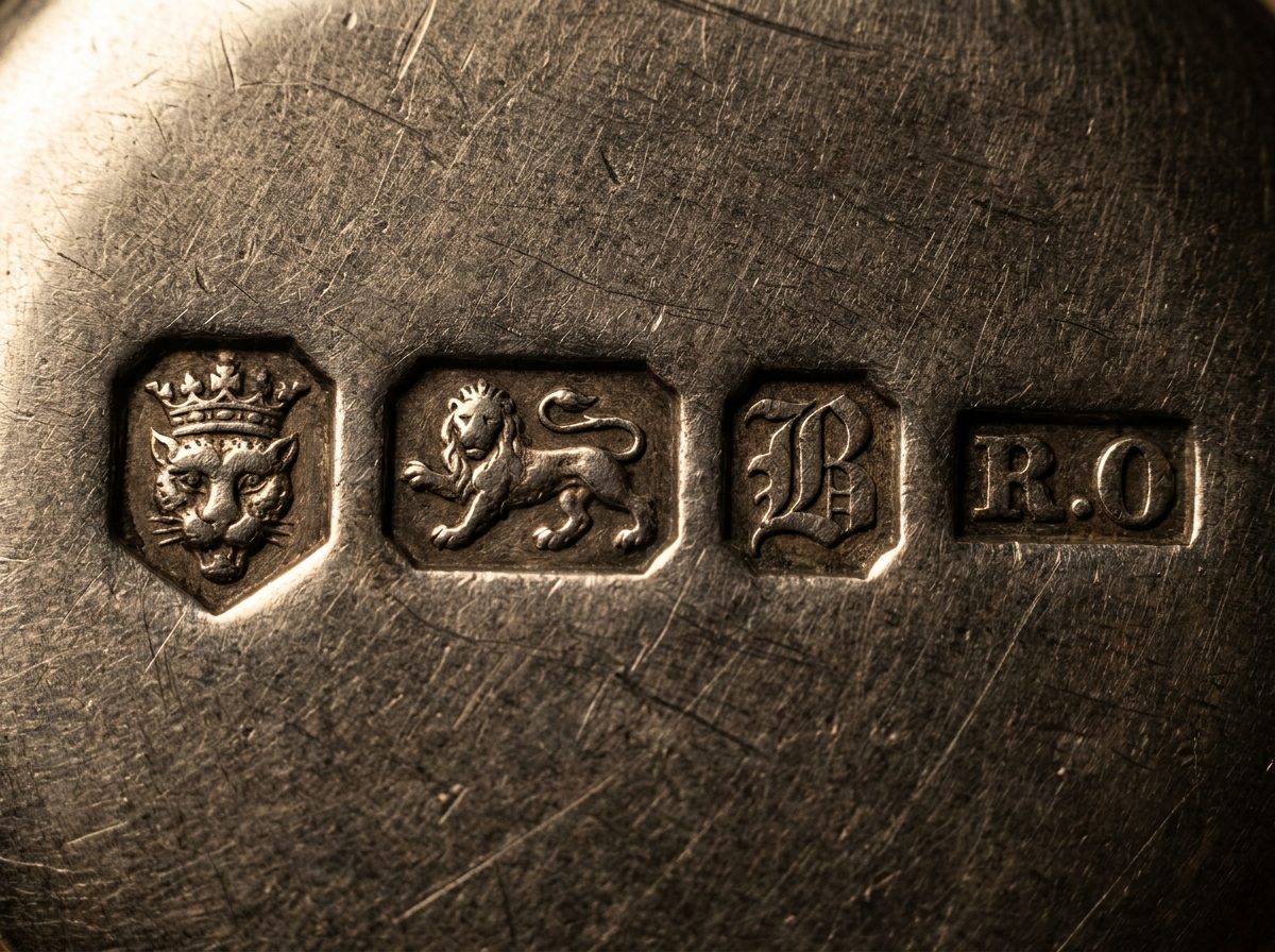 1760s London Assay Office hallmark sequence on silver